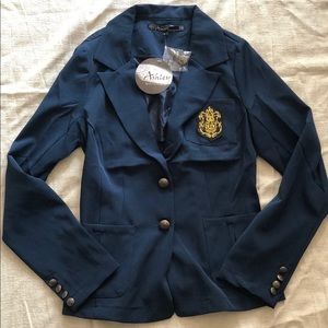 Navy Blue Prep Jacket